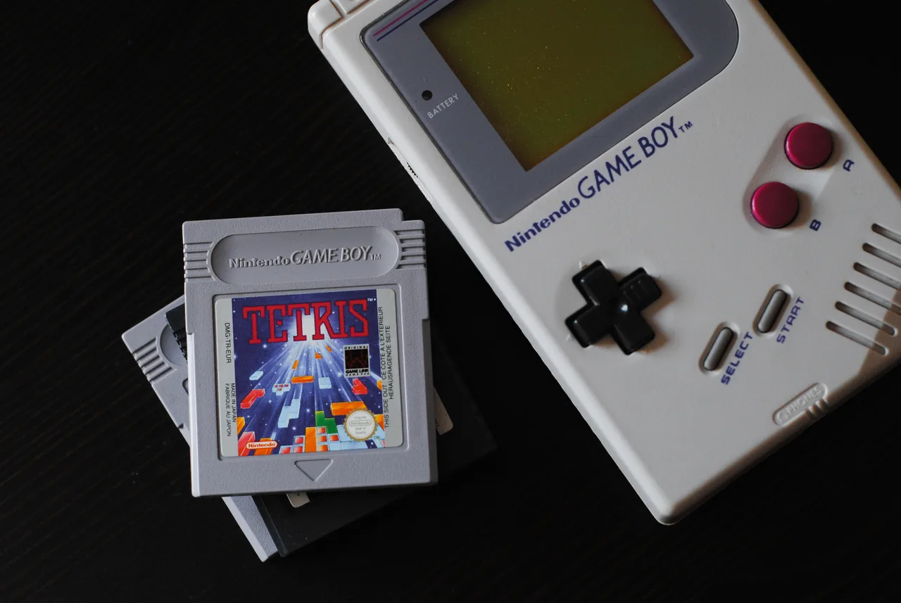 Tela clássica do Tetris