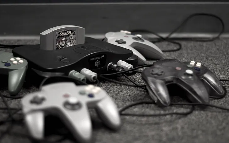 imagem do console nitendo 64