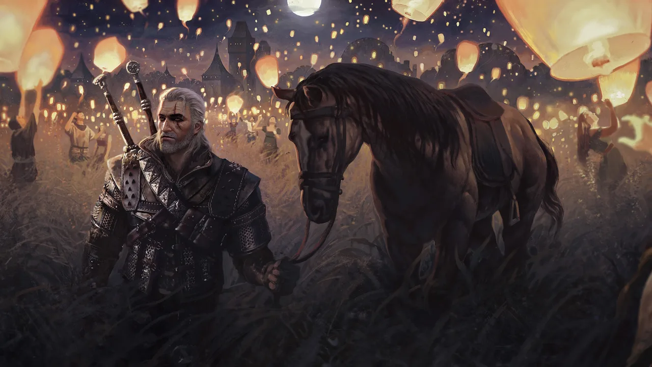 Geralt em The Witcher 3