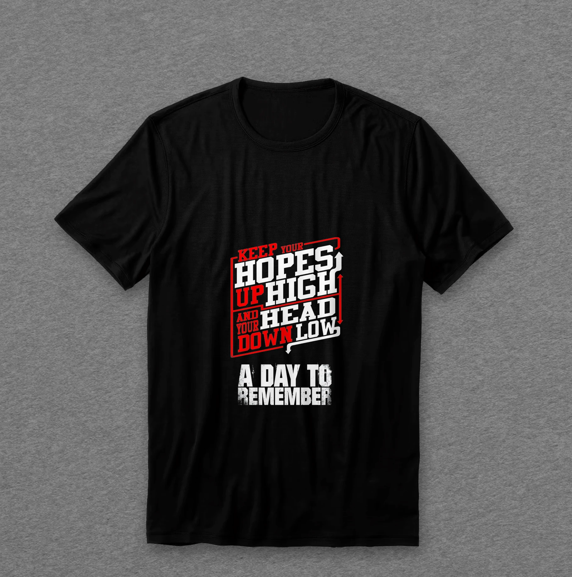 Camiseta A Day to Remember — frase