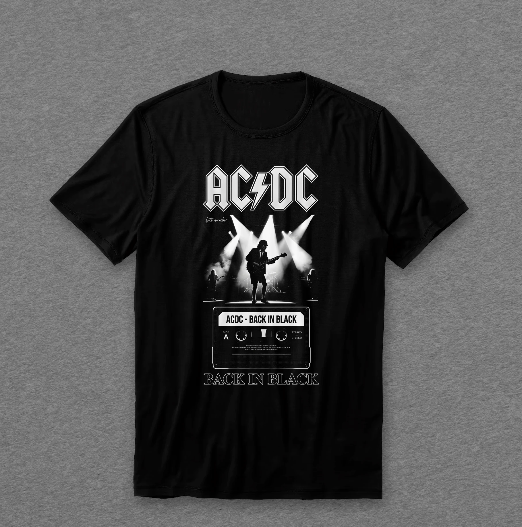 Camiseta AC/DC — Back in Black