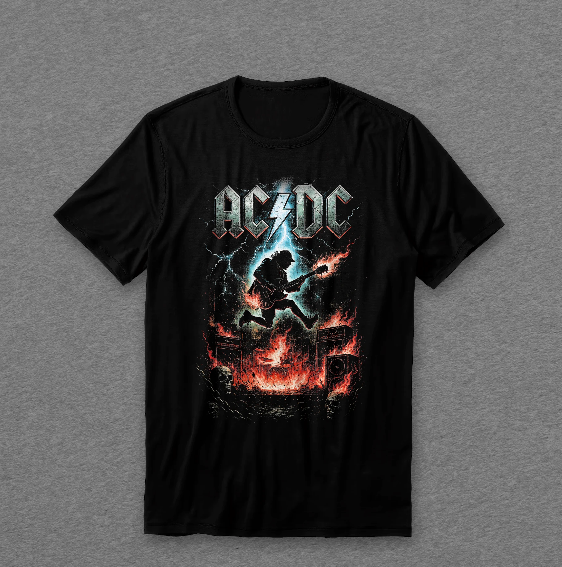 Camiseta AC/DC — Rock Inferno