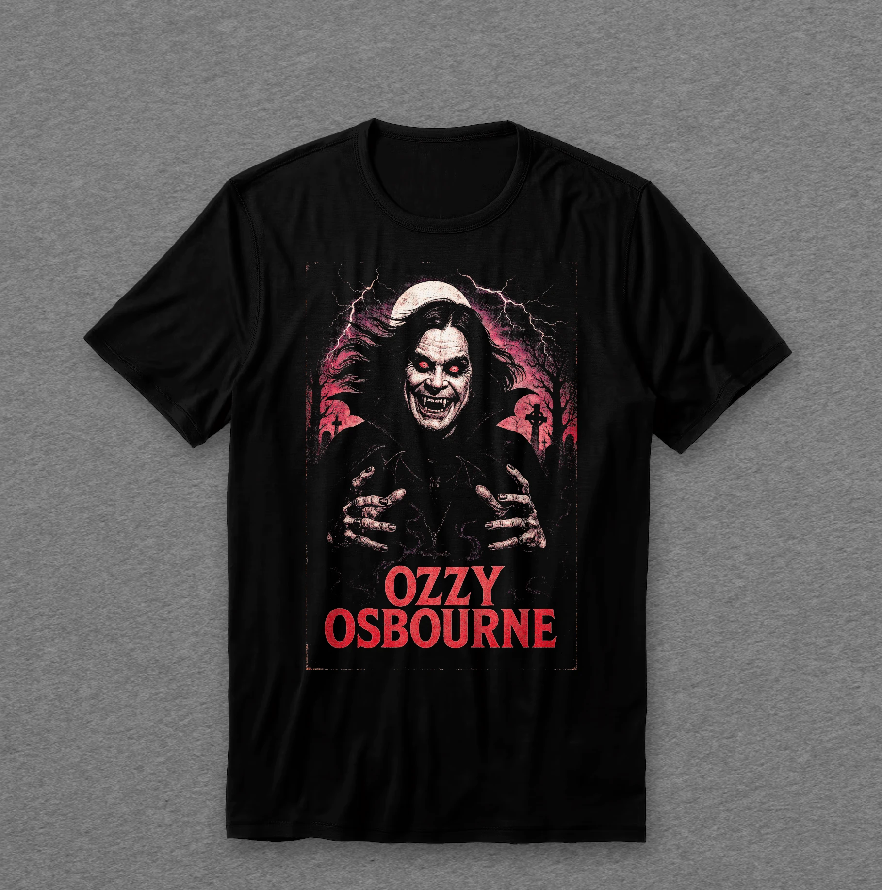 Camiseta Black Sabbath — Ozzy Gótico