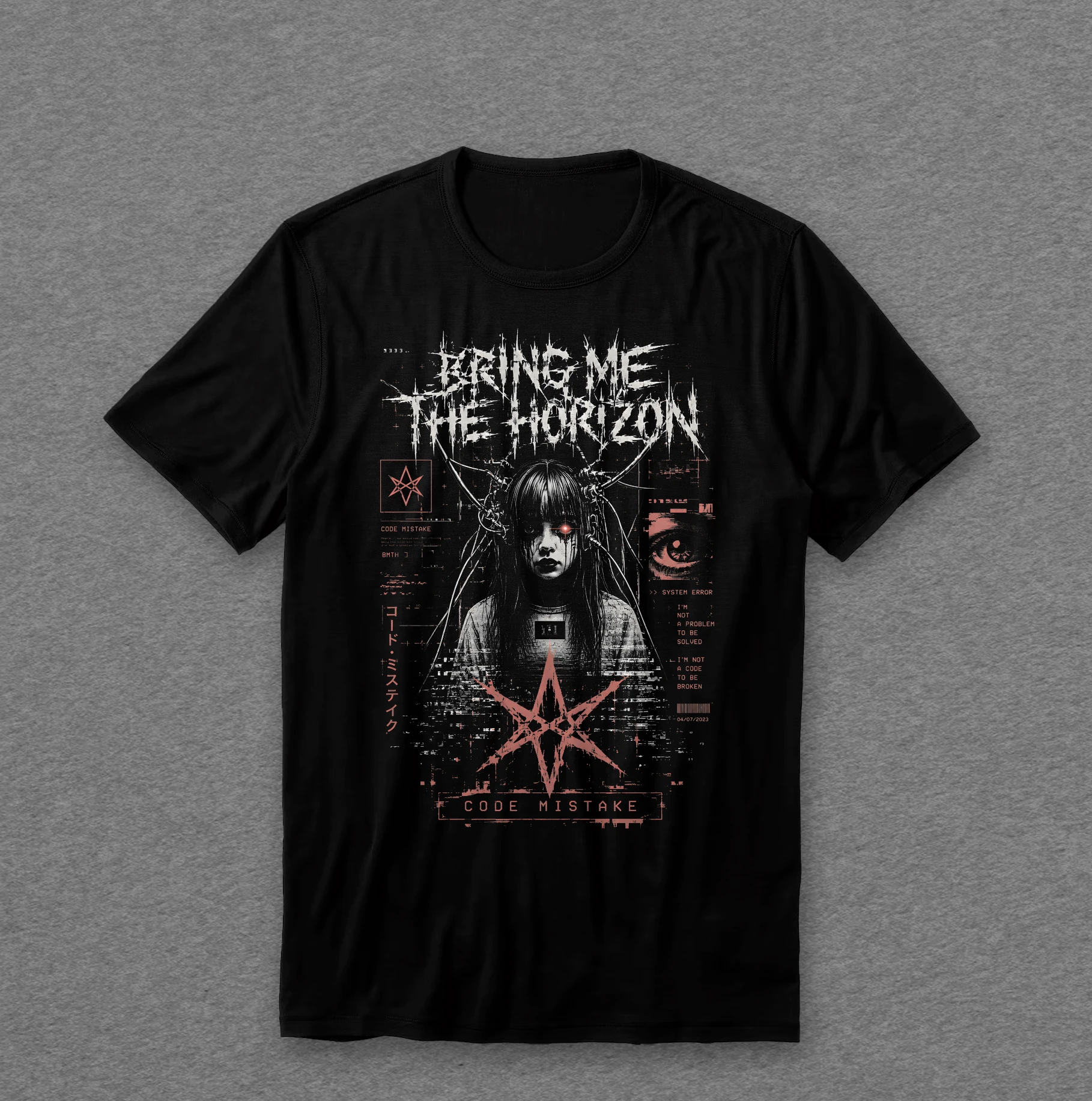 Camiseta Bring Me the Horizon — Cyber