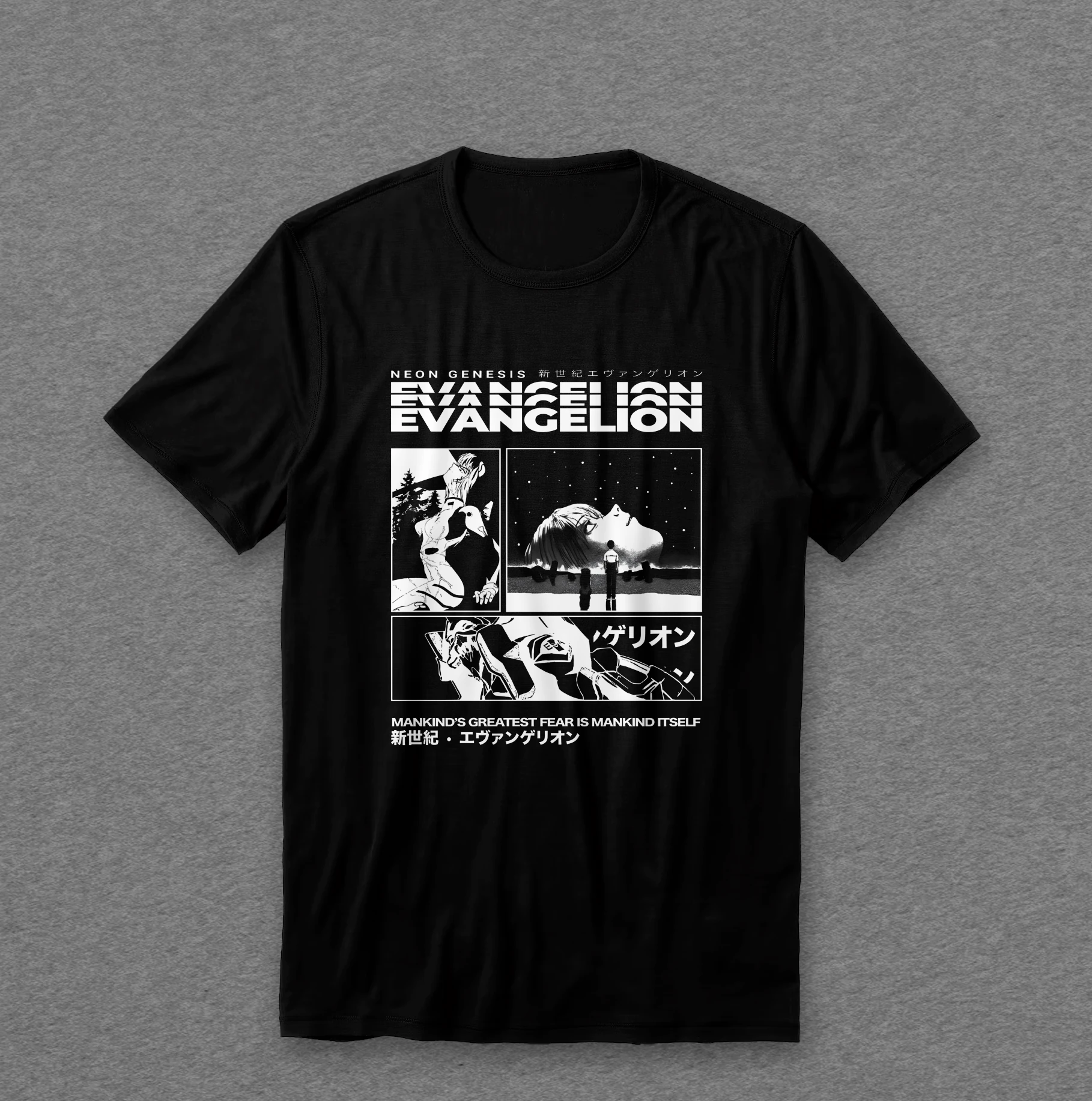 Camiseta Evangelion — Mankind’s Greatest Fear