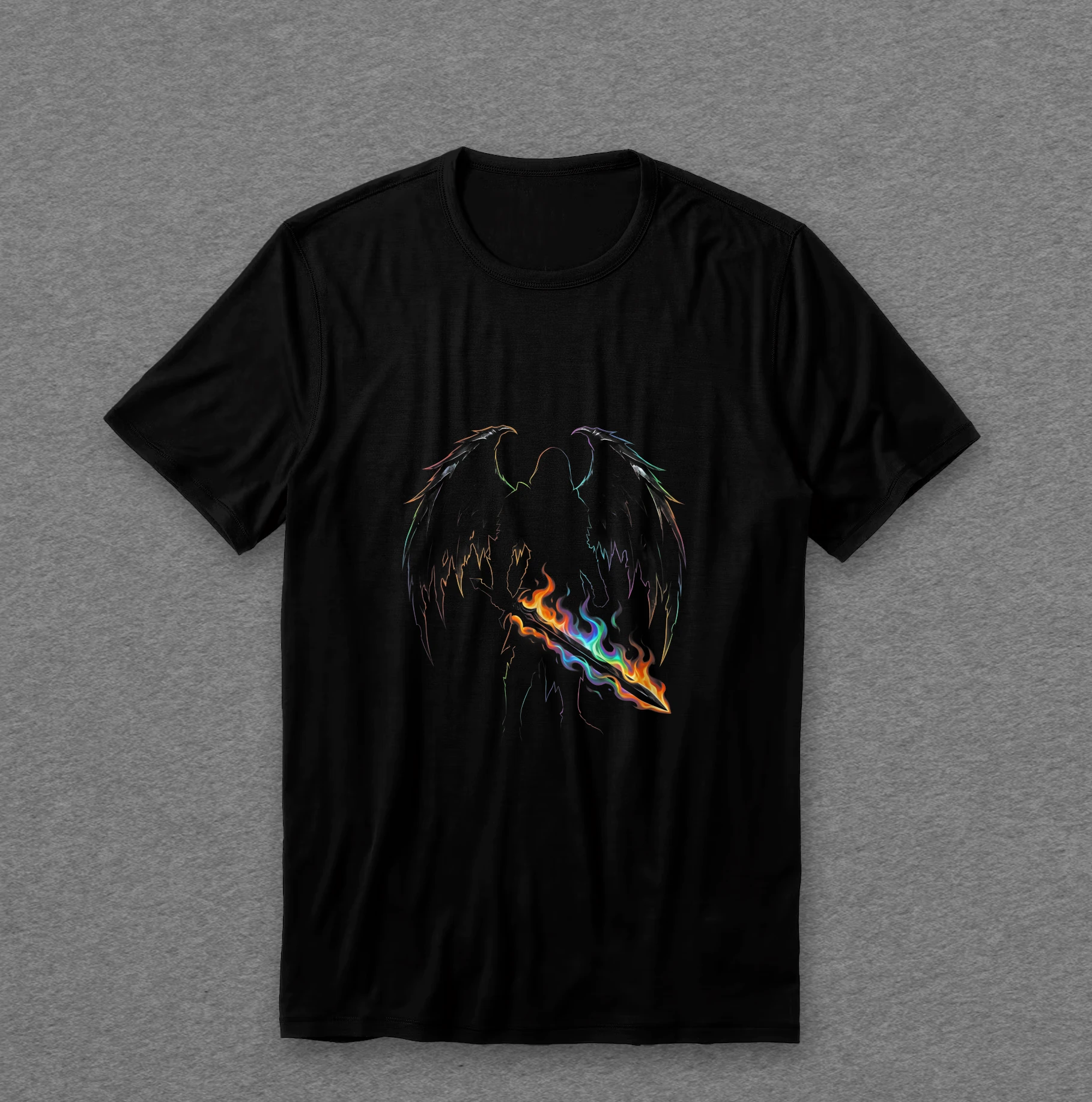 Camiseta Fênix em Chamas