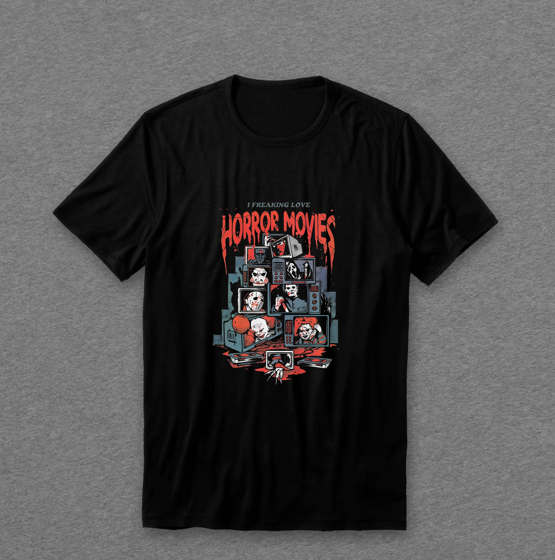 Camiseta Filmes de Terror — TVs