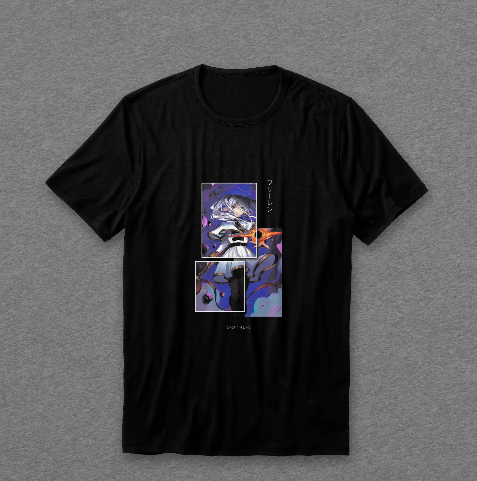 Camiseta Frieren — Aquarela