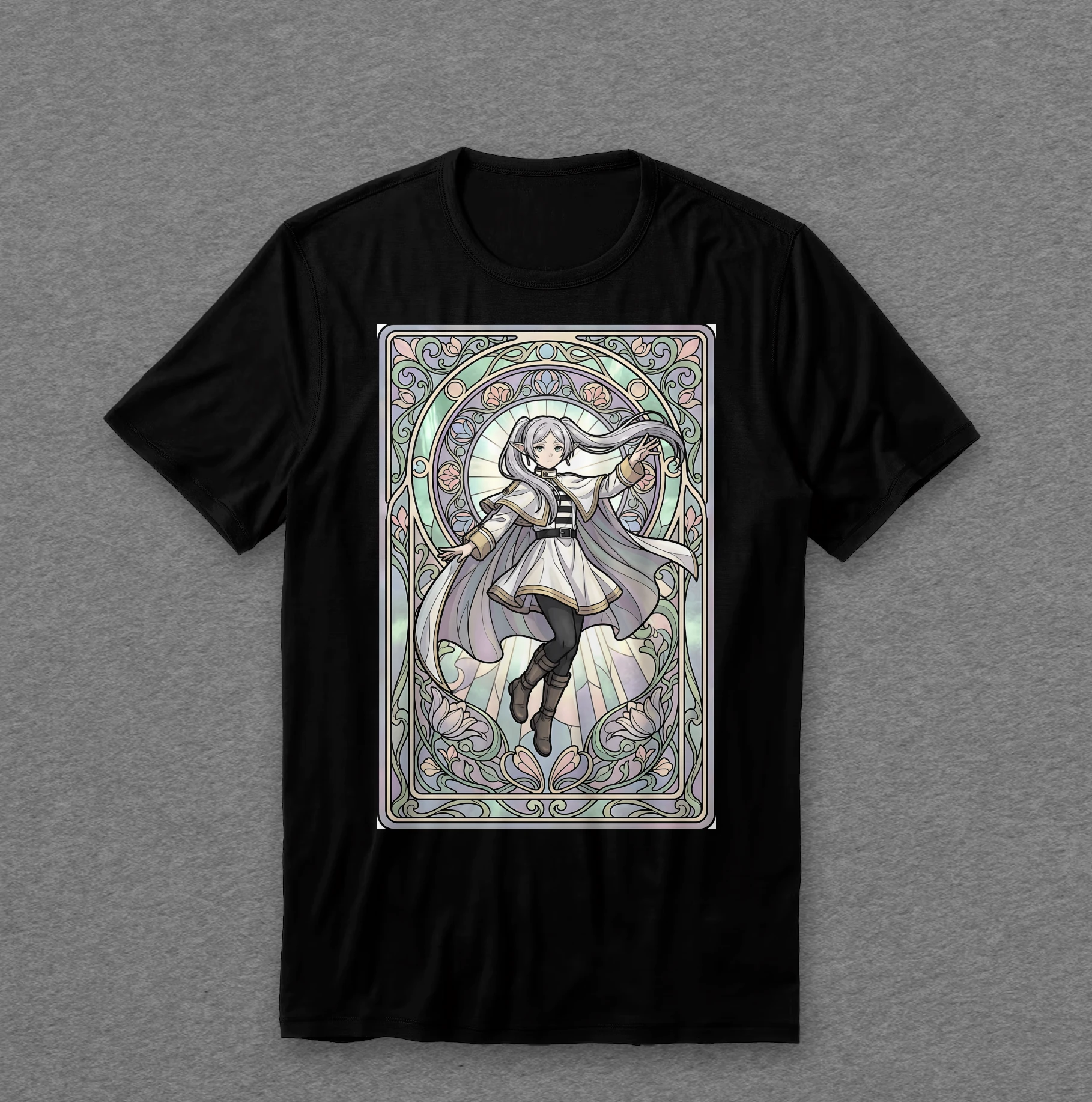 Camiseta Frieren — Frieren (art nouveau)