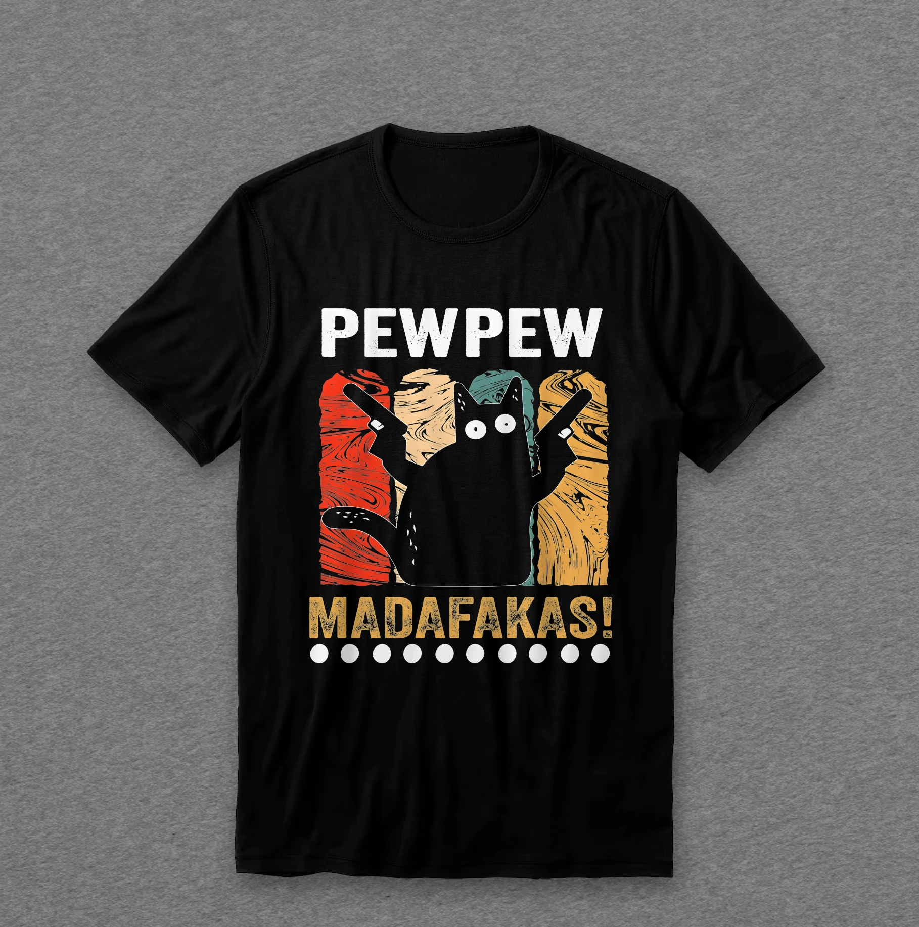 Camiseta Gato — Pew Pew Madafakas