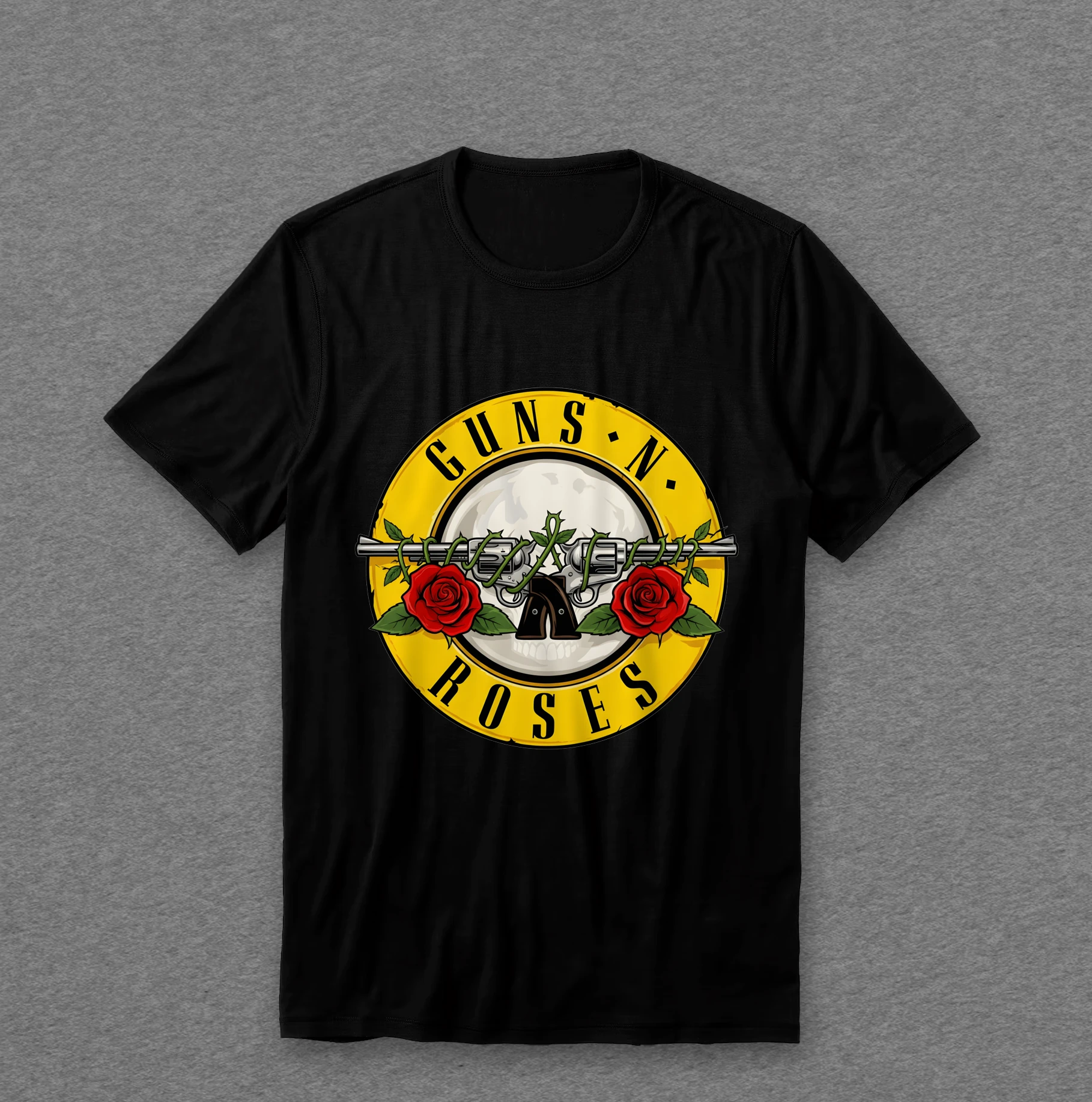 Camiseta Guns N Roses — Pistolas e Rosas