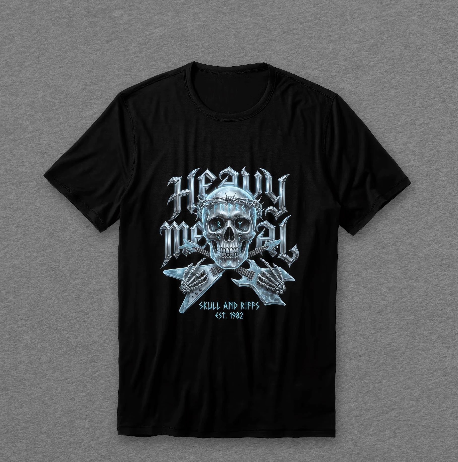 Camiseta Heavy Metal — Caveira