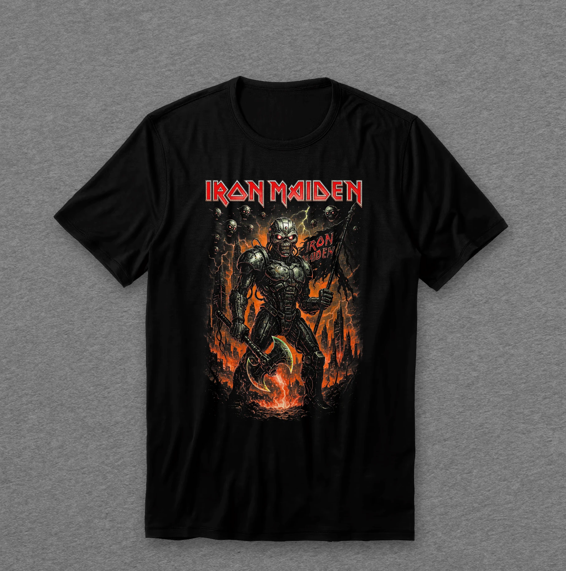 Camiseta Iron Maiden — Cyber Eddie