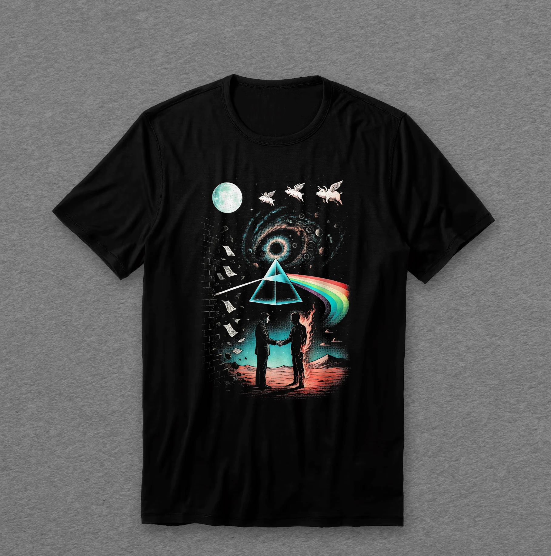Camiseta Pink Floyd — Cosmic Prism