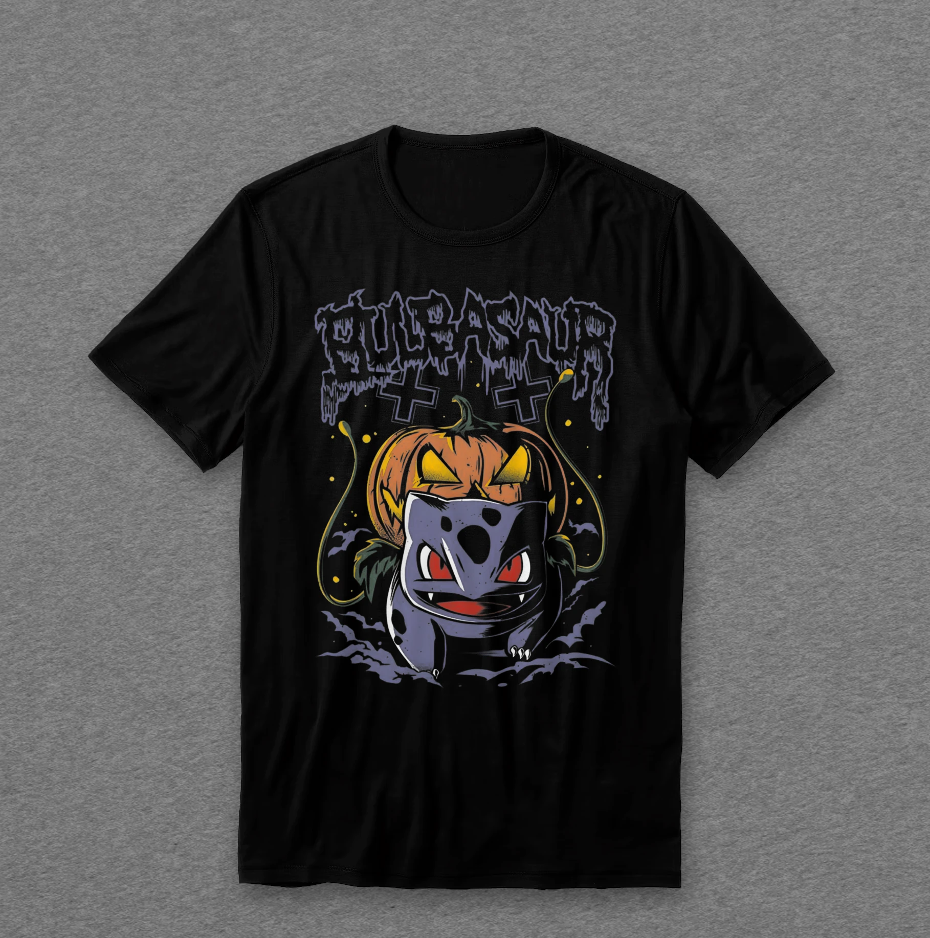 Camiseta Pokémon — Bulbasaur Halloween
