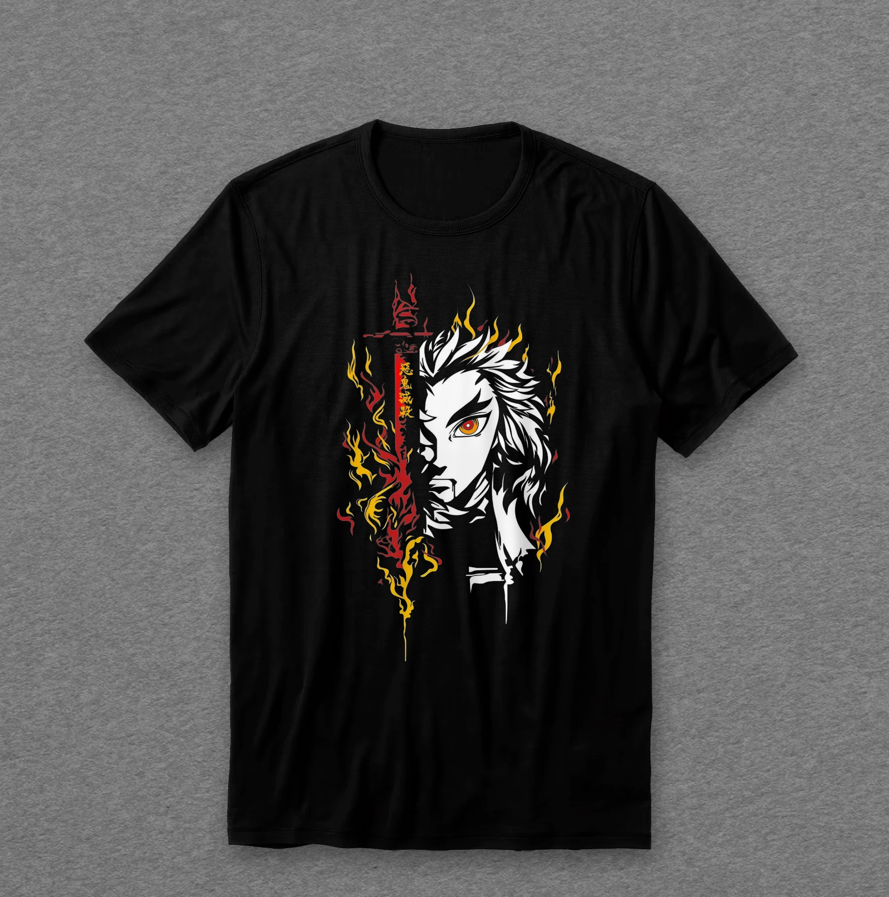 Camiseta Rengoku — Chamas