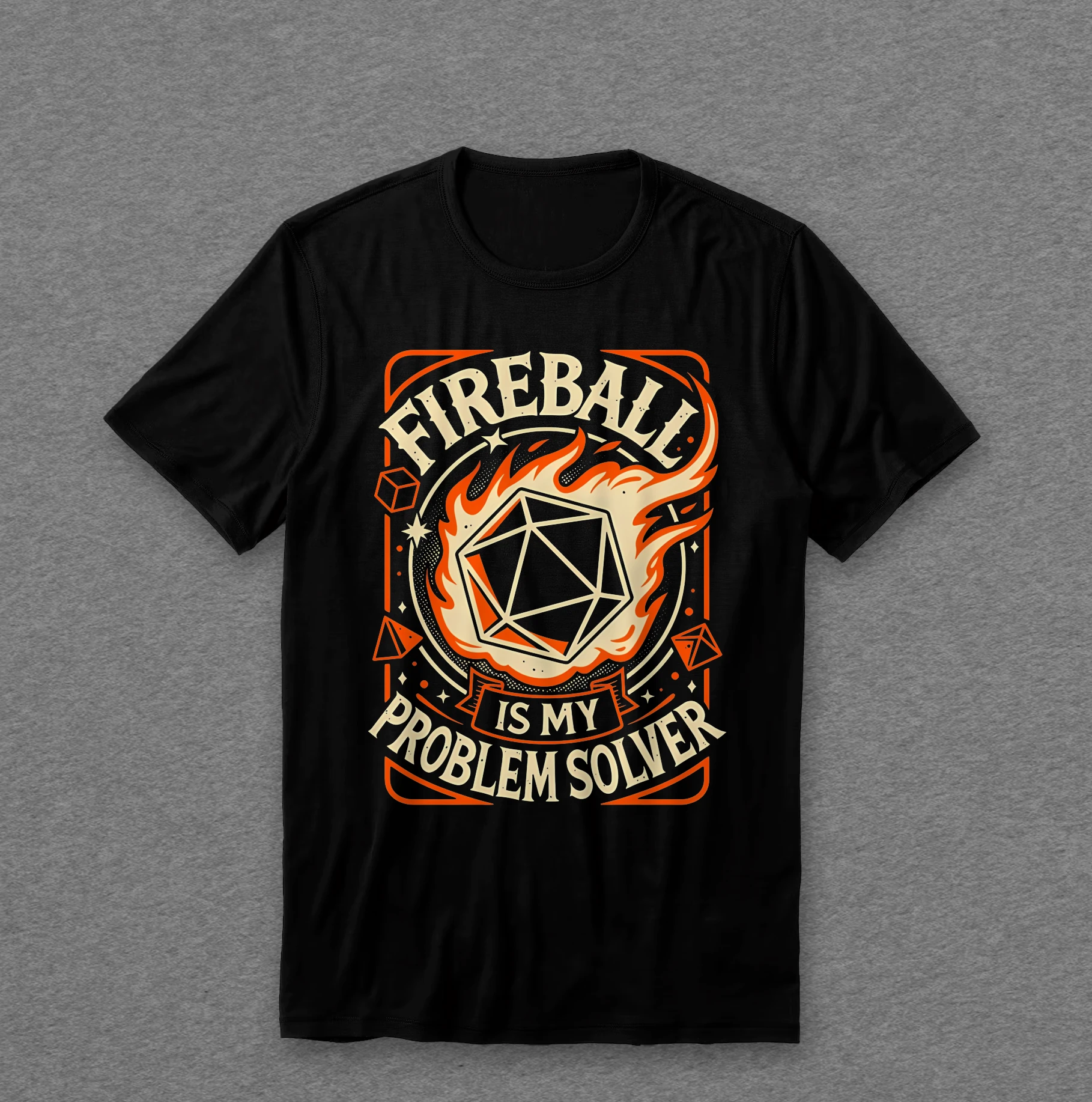 Camiseta RPG — Fireball