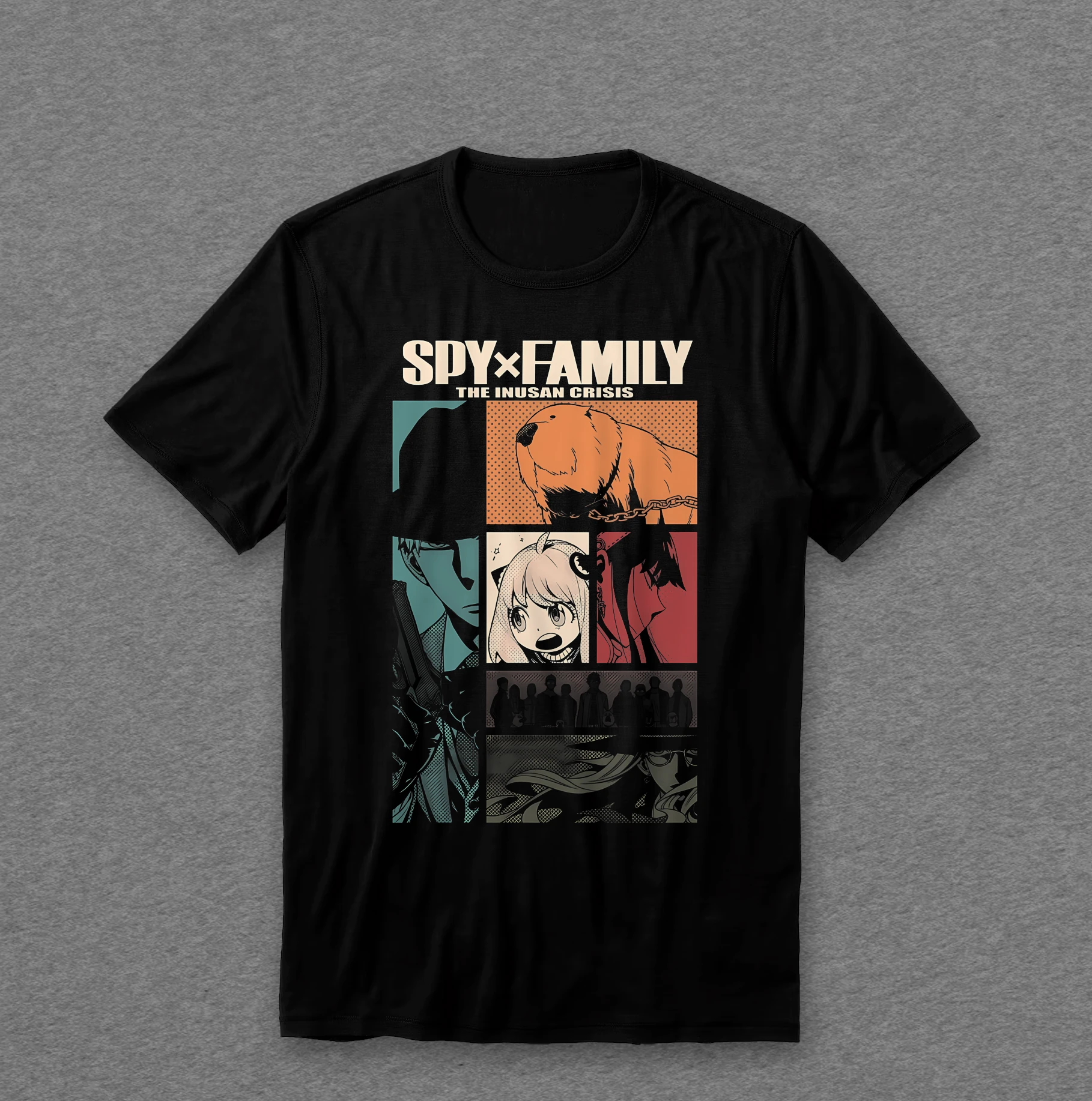 Camiseta Spy x Family — Bond (painéis)